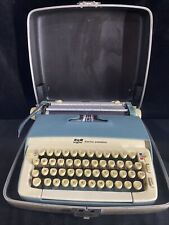 Smith Corona Galaxie Typewriter, Case,Cleaned, Tested Works 99% Needs Tlc READ picture