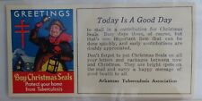 1937 Arkansas Tuberculosis Association Christmas Seals Sell Sheet picture