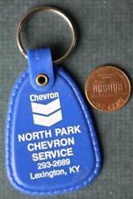 1970s Era Lexington Kentucky North Park Chevron Gas & Oil Station keychain COOL- picture