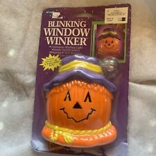 Vintage Blinking Window Winker Halloween Pumpkin Jack O Lantern Easter Unlimited picture