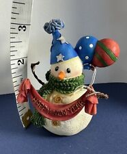 ROMAN, INC - SNOWMAN OF THE MONTH - JANUARY (HAPPY NEW YEAR) Vintage 1998 picture