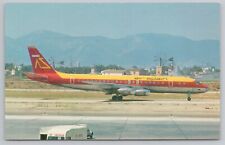 Postcard Air Spain McDonnell Douglas DC-8-21 picture