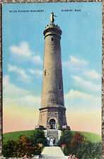 Vintage Myles Standish Monument, Duxbury, MA Postcard picture