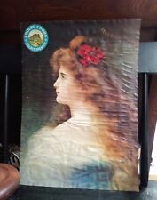Antique Adolph Coors Golden Brewery Advertising Poster Print Victorian Lady 1904 picture