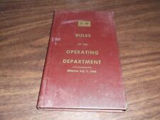 JANUARY 1974 L&N LOUISVILLE & NASHVILLE RULES OF THE OPERATING DEPARTMENT picture