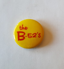 THE B-52's Pinback Button Badge Rare Promo 1979 New Wave Rock Lobster Love Shack picture