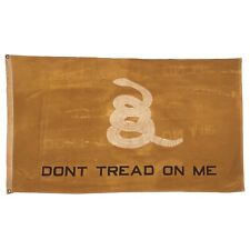Vintage Cotton Sewn Flag Don't Tread On Me Gadsden Snake American USA Dont picture