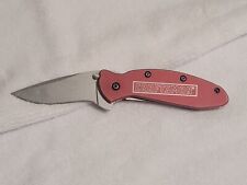 Red Craftsman Kershaw Ken Onion Chive Knife Sept. 2002 Used picture