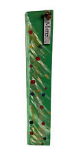 Christmas Tree Folk Art on Wood (Writing on back) 29x5.25 inches  picture