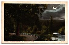 Antique Lovers Lane, Moonlight View, Poughkeepsie, NY Postcard picture