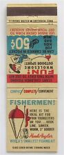 FUN WHOLESOME OUTDOR SPORT, SOUTH BEND TACKLE CO SPRINGFIELD MA MATCHBOOK COVER picture
