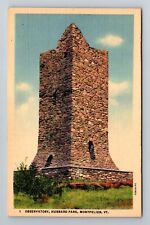 Montpelier VT-Vermont, Observatory, Hubbard Park, Antique, Vintage Postcard picture