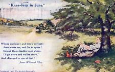 Knee-deep in June. Posted in 1908 Art Postcard. picture