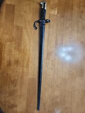 WWI, French Gras Bayonet with scabbard Dated May 1877  picture