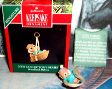 Woodland Babies`1991`Miniature-Chipmunk,The Woodland Series,Hallmark Ornament picture