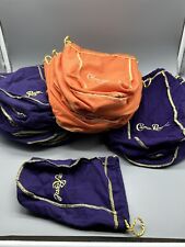 Crown Royal Bulk Lot of 28 Drawstring Bags 25- 9