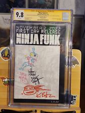 Ninja Funk #1 Eastman Release Day Variant ×2 Remark x4 Signed CGC 9.8 Only 22 picture