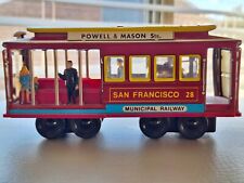 Vintage Metal Trolley Car Powell & Mason Sts San Francisco Municipal Railway 28 picture