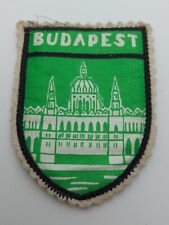BUDAPEST Hungary vintage patch 1970s,  coat of arms  picture