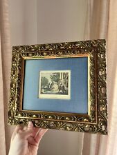 Ornate Gold Frame with Victorian Artwork picture
