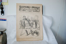 1880 Harpers Weekly FEBRUARY 14 THE INVASION FROM INDIANA-A COLORED AMIZON LEGIO picture