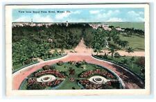 1919 View from Royal Palm Hotel Miami FL Florida Early Postcard View picture