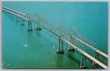 Main Span Sunshine Skyway Bridge Tampa Saint Petersburg Sarasota FL VNG Postcard picture