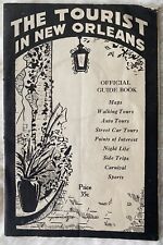 RARE Vintage Antique New Orleans Guide Map-Night Life Jazz Bourbon St Gridiron picture