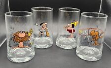 1981 Arby's BC Ice Age Hart Collector Series Glasses Vintage Set of 4 picture