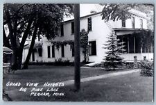 Perham Minnesota MN Postcard RPPC Photo Grand View Heights Big Pine Lake c1950's picture