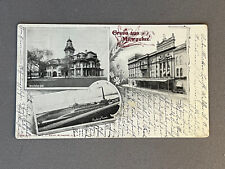 Wisconsin, WI, Gruss Aus Milwaukee, Deutscher Club Pabst Theatre Tunnel, PM 1902 picture