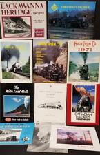 LOT OF 11 ERIE USRA NY CENTRAL CANADIAN HIGH IRON RAIL TRAIN LOCOMOTIVE BOOKS picture