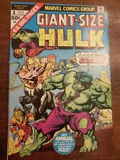 GIANT-SIZE INCREDIBLE HULK #1 (1975) INHUMANS, BLACK BOLT, LOCKJAW picture