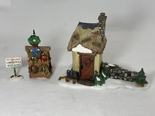 Snow Village Porcelain Gate Guard Entrance House Hut - Wreath Sale Pieces picture
