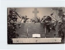 Postcard Interior Altar Church Vintage Print picture