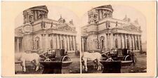 Russia.Russia.St Petersburg.Petersburg.St Isaac.Carriage.Anime.Stereo Photo.1860 picture