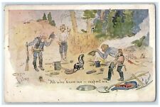 1911 All Who Know Me Respect Me Charles Russel Artist Signed Antique Postcard picture