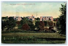 1914 Odd Fellows Home Exterior Building South Liberty Missouri Vintage Postcard picture