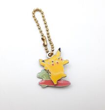 Pokemon Surfing Pikachu metal swing keychain charm Japan 1