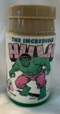 Vintage 1978 Marvel Comics The Incredible Hulk Aladdin Plastic Thermos picture