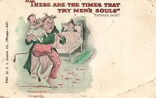 Vintage Postcard These Are The Times That Try Men's Souls Hospital Scene Comic picture