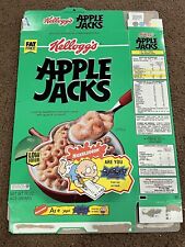 Kellogg's Apple Jacks Cereal Box Opened With Nickelodeon Rugratas 1994 Ads picture