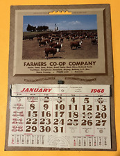 Farmers Co-op Calendar 1968 picture
