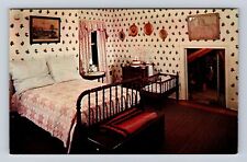 Peninsula OH-Ohio, Jonathan Hale Homestead Bed Chamber Antique Vintage Postcard picture