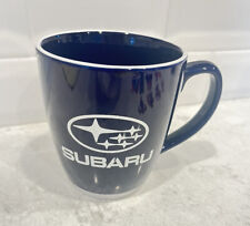 NEW Subaru Coffee Mug Cup Navy Blue Ceramic 14 oz Outback Legacy picture
