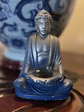 Vintage 1939 Chalkware Serenity Buddha Incense Burner Figurine picture