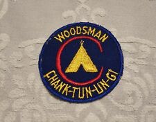 VTG 1940s-50s CHANK-TUN-UN-GI Boy Scout Woodsman PATCH BSA  picture