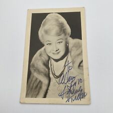 Sophie Tucker, Last Of The Red Hot Mamas. Inscribed Photo picture