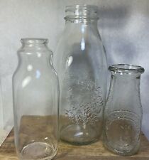 Vintage Glass Bottles- Lot Of 3- Heritage Co-Bormloll Italy-Unmarked picture