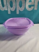 Tupperware Classic Servalier Bowl 8 cup Purple With Matching Seal New purple picture